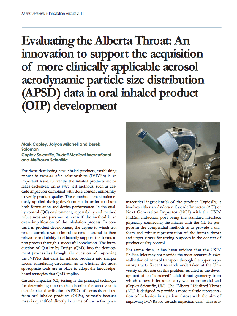Inhalation Article 2011