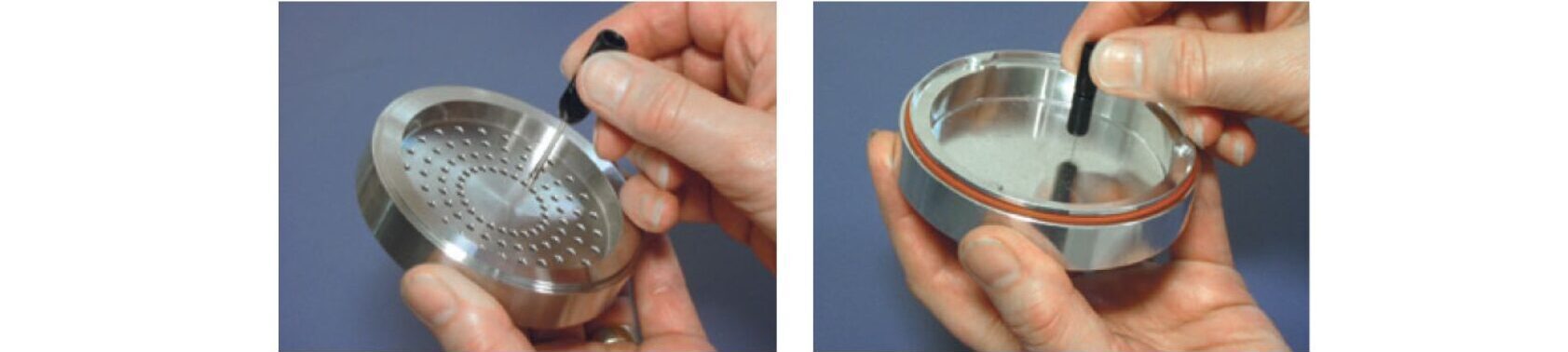 Careful pinning can restore the performance of cascade impactors if the problem is stubborn deposits