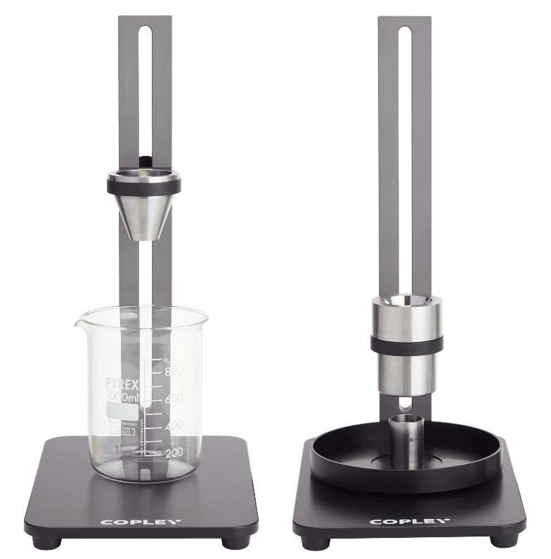The Copley Powder Testing Workstation configured to investigate properties of metallic powders