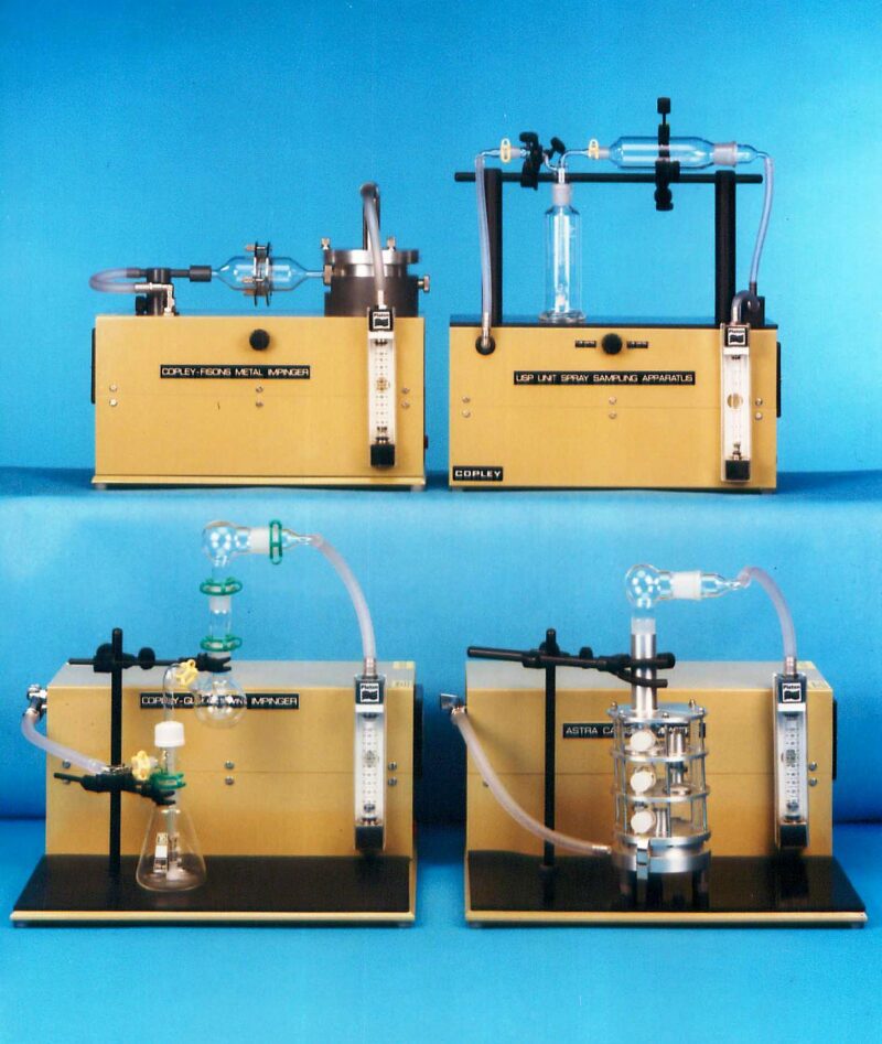 Early Copley inhaler testing equipment